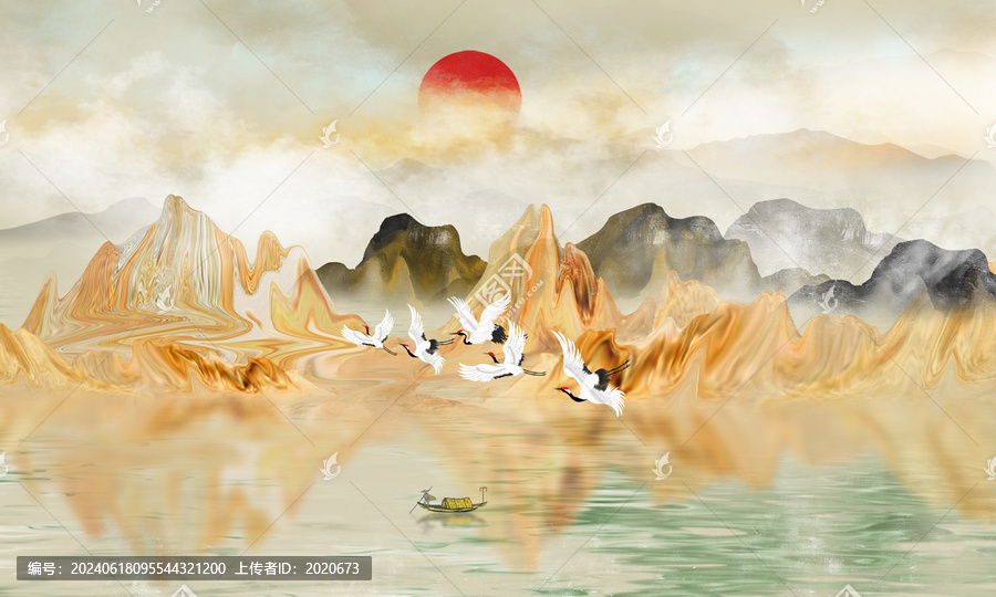 抽象山水畫