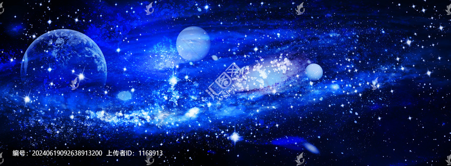 夢幻星空壁畫