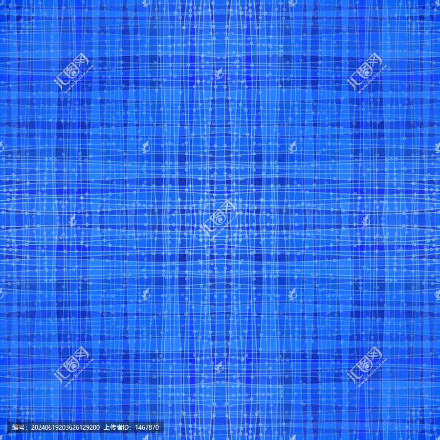 高清藍(lán)色格子布紋印花