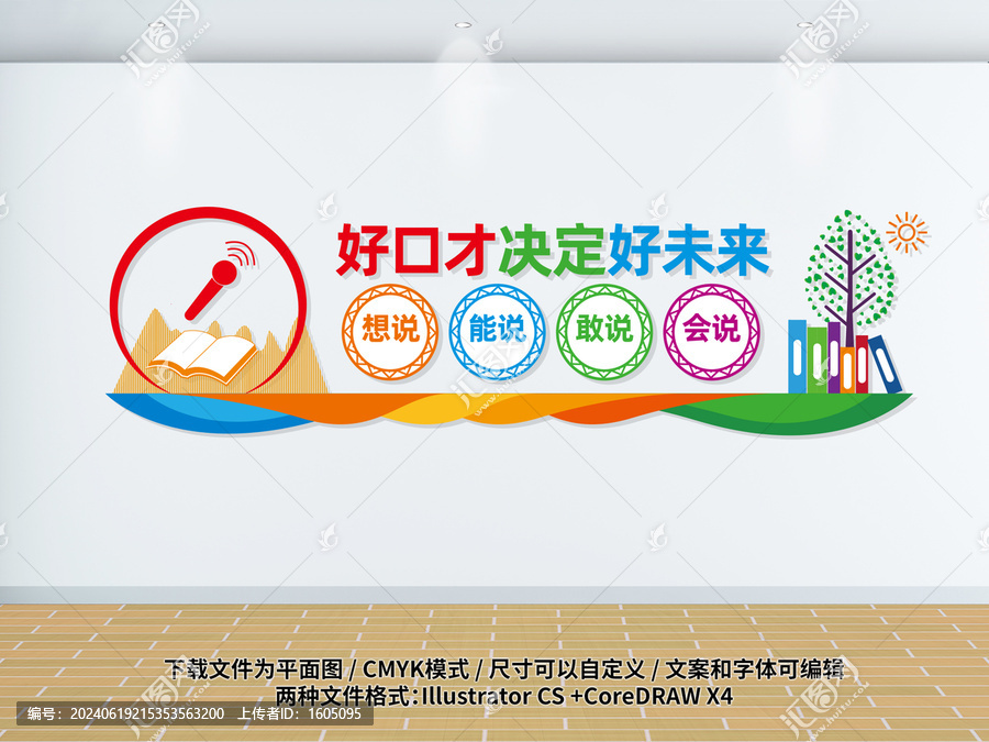 口才文化墻