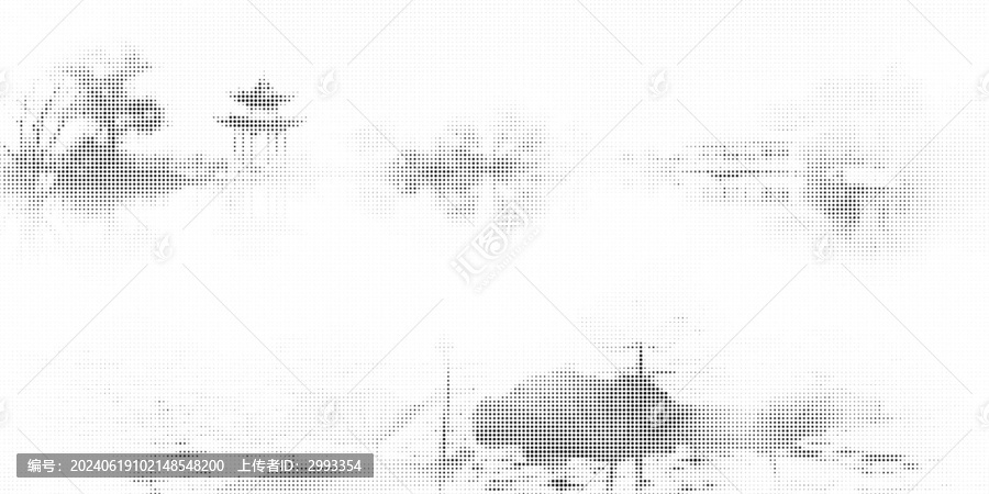圓點風(fēng)景畫