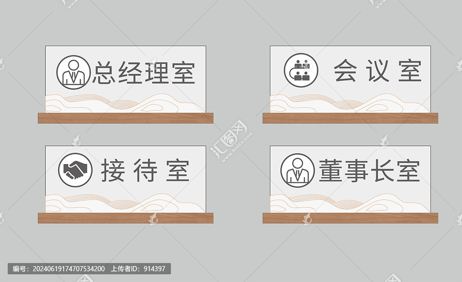 中式科室牌