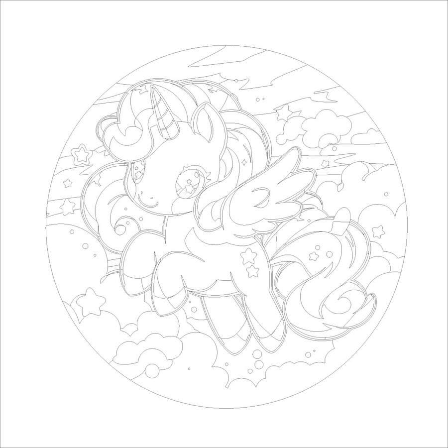 獨角獸圖案