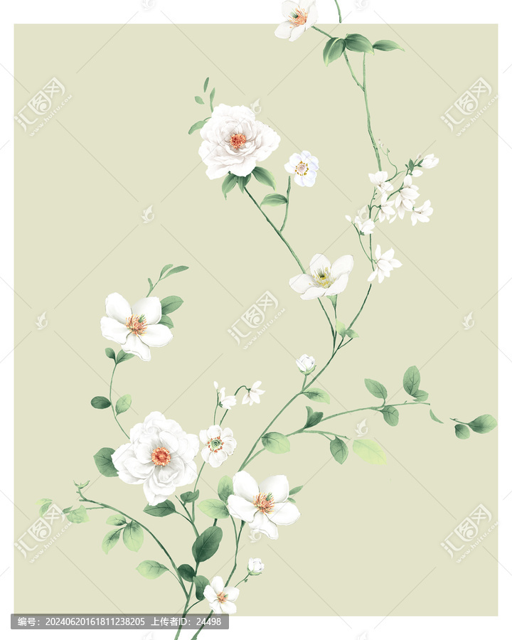 手繪花朵