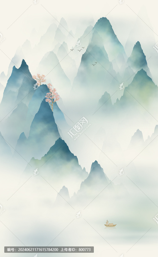青綠山水間