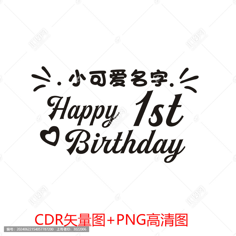 1歲生日快東