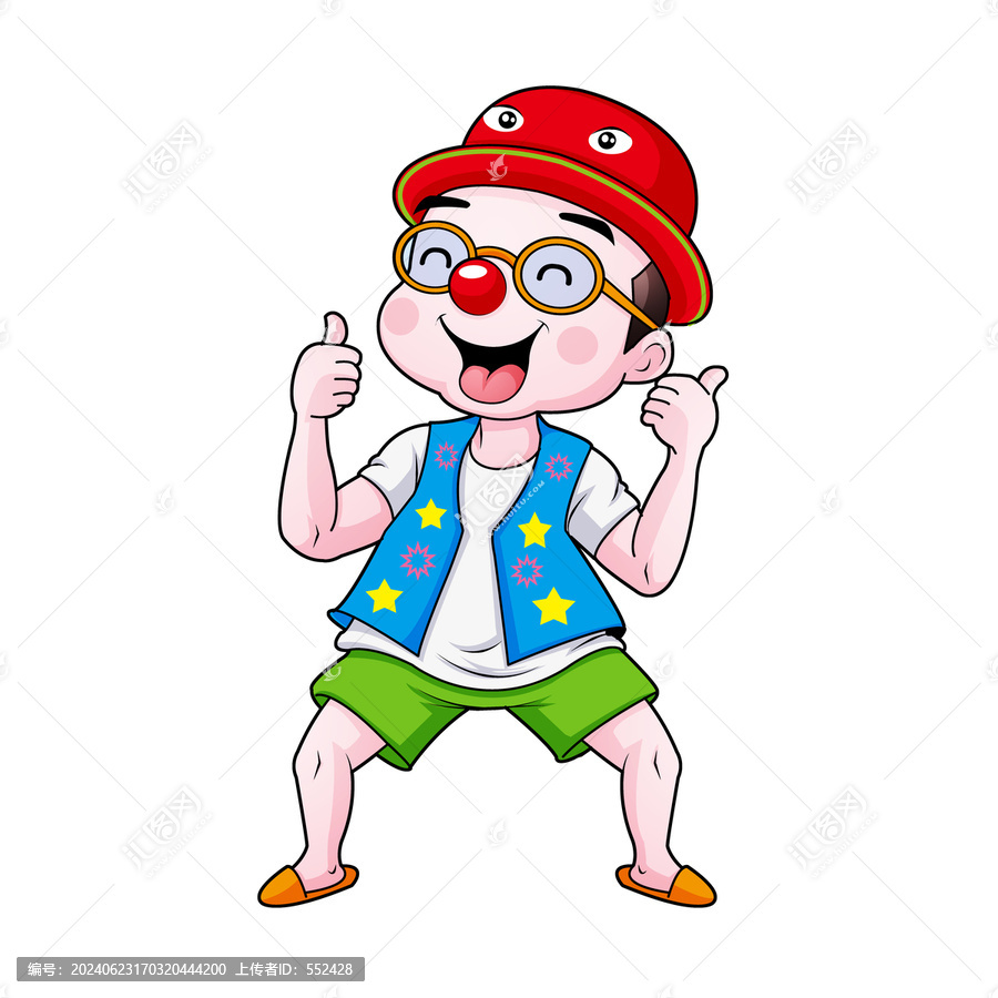 小丑大哥卡通