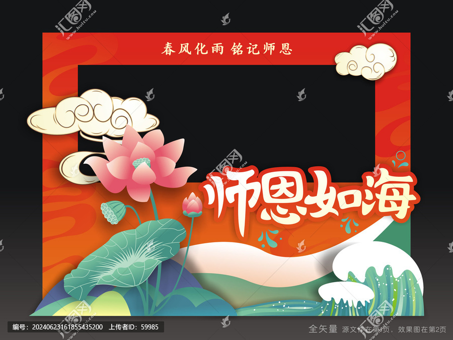 謝師宴合影框