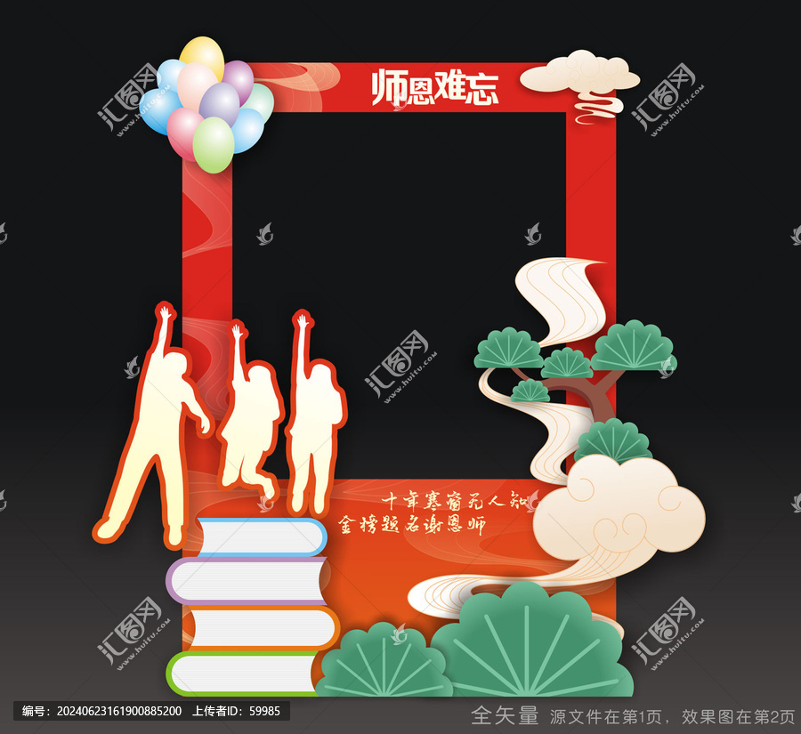 謝師宴拍照道具