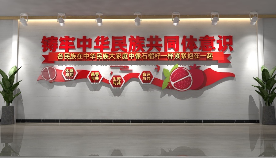 民族團(tuán)結(jié)文化墻