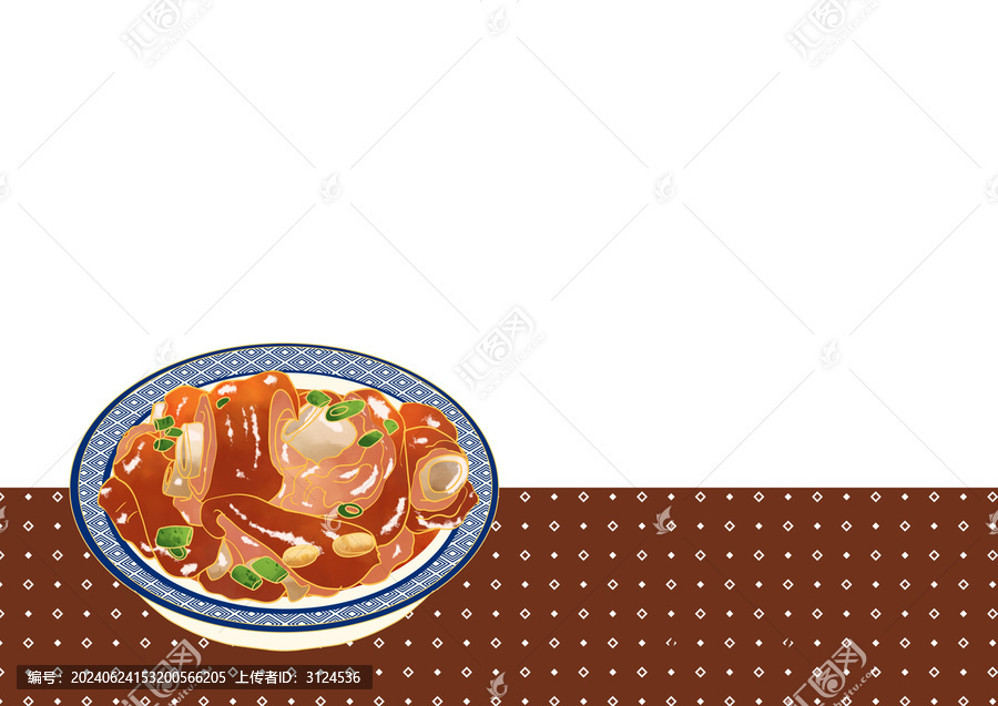 吉林省特色美食紅扒豬手