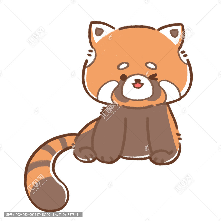 可愛卡通小動物小熊貓
