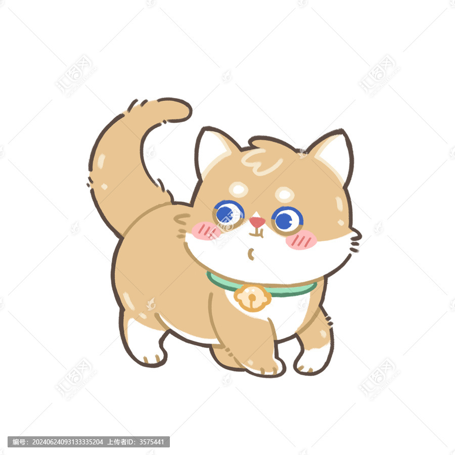 可愛卡通小貓