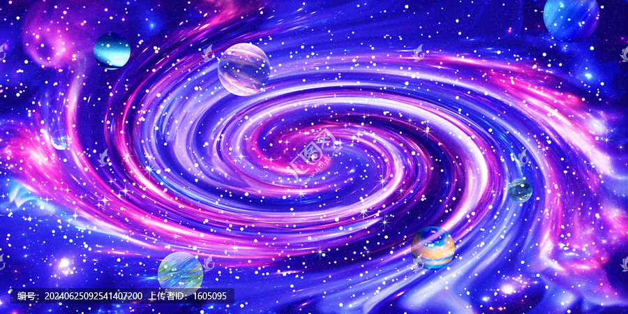 星空宇宙太空旋渦星球