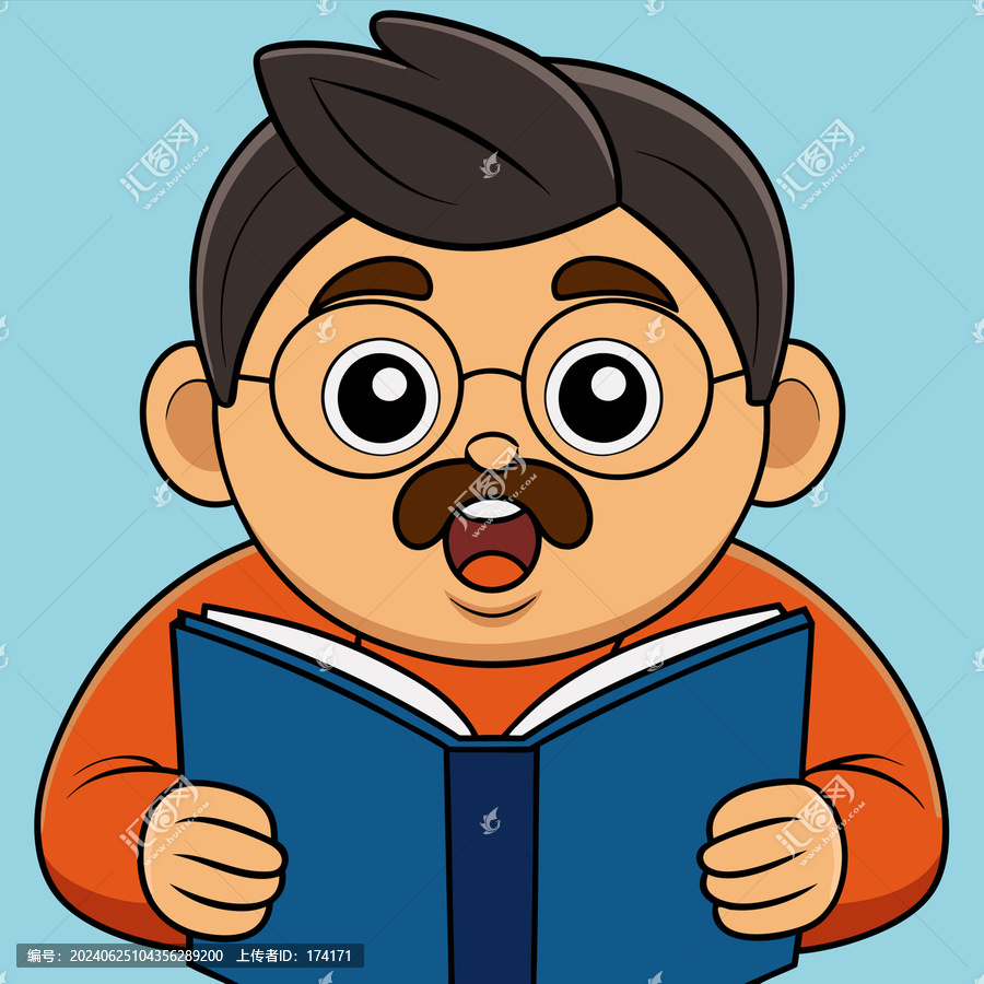 看書的男人