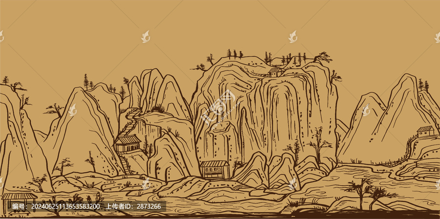 武夷山插畫