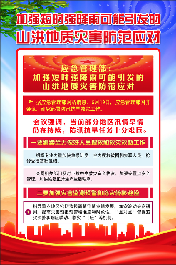 防汛抗旱救災(zāi)工作