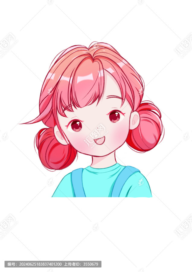 Q版女孩頭像