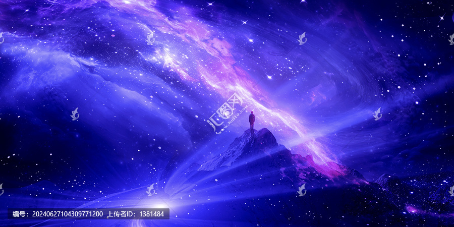 ktv意境星空背景墻