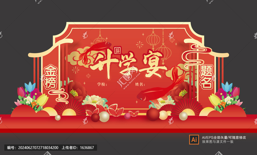 升學(xué)宴美陳布置