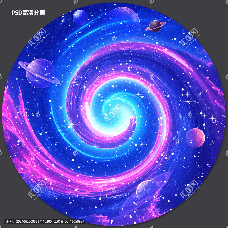 圓形星空