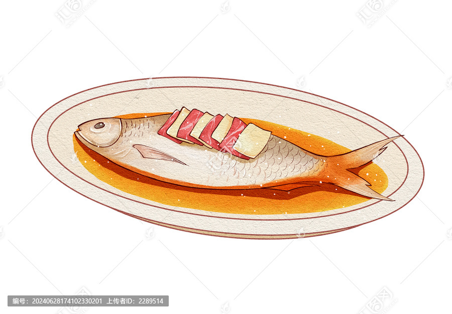 中國(guó)傳統(tǒng)美食浙江菜富春江鰣魚