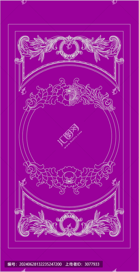巴洛克雕花門板