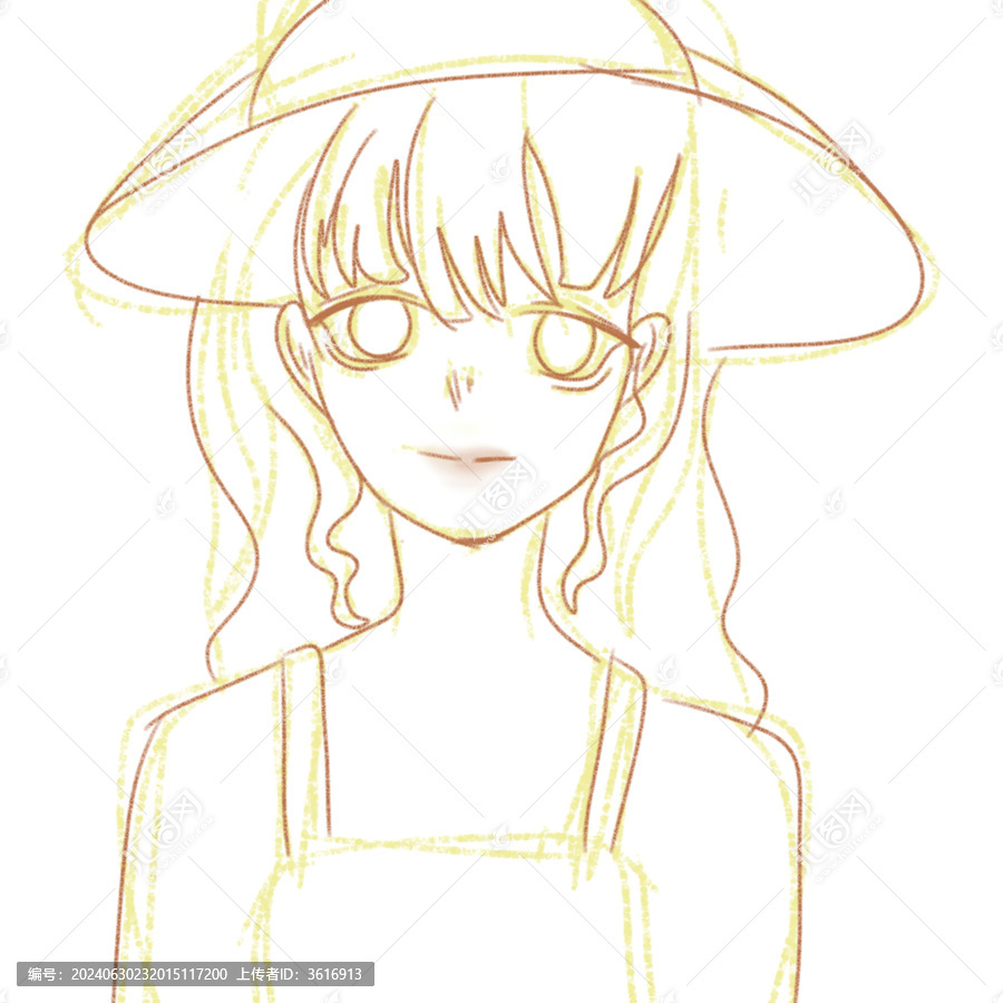 人物插畫練習草稿