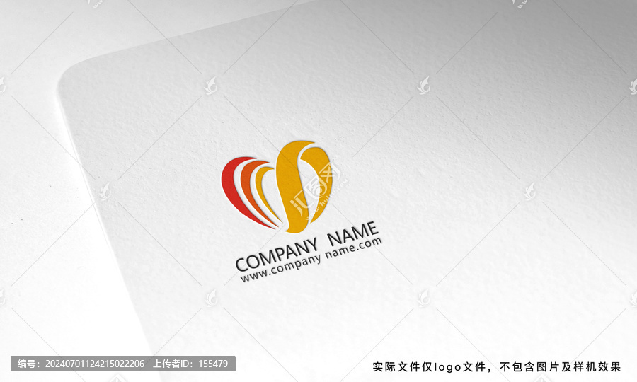 愛心標(biāo)志logo設(shè)計(jì)