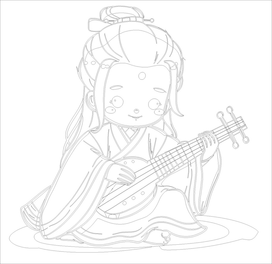 古人彈琴