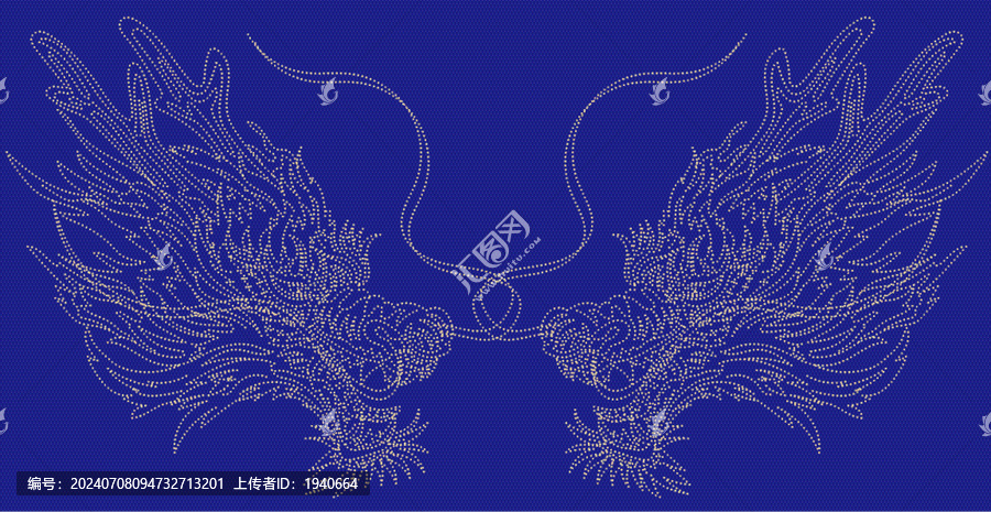 龍抽象中式封面