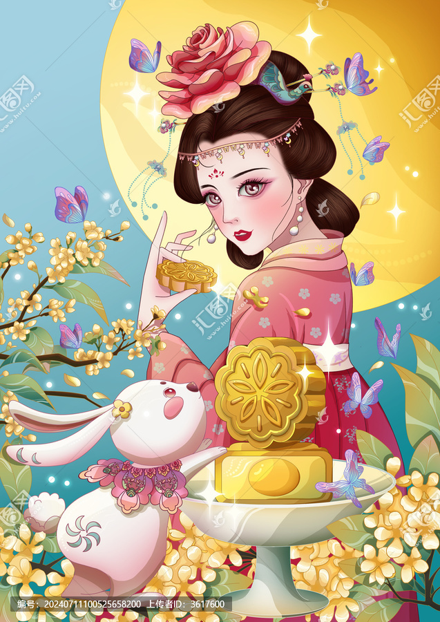 中秋插畫