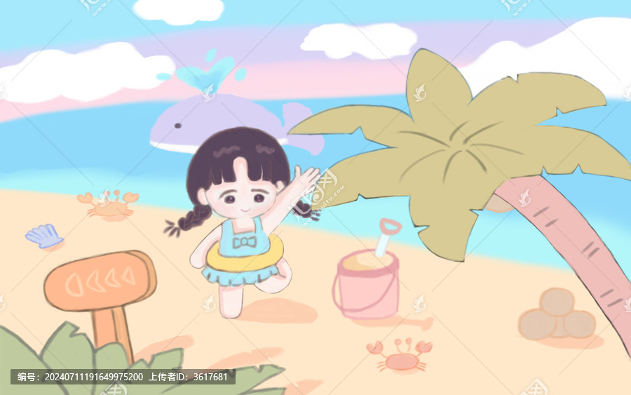 夏日海邊