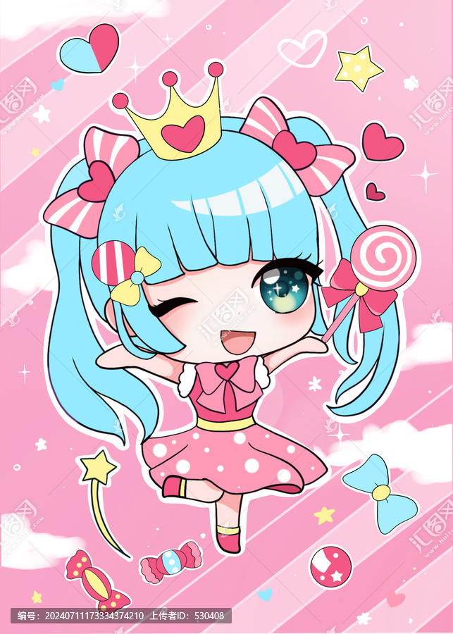 可愛女孩