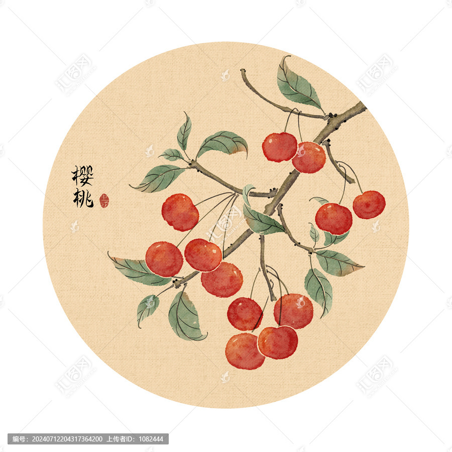 櫻桃插畫