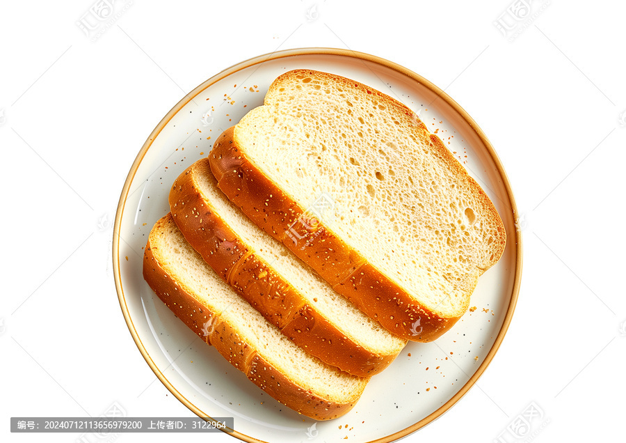 美食烘焙面包吐司高清免扣素材