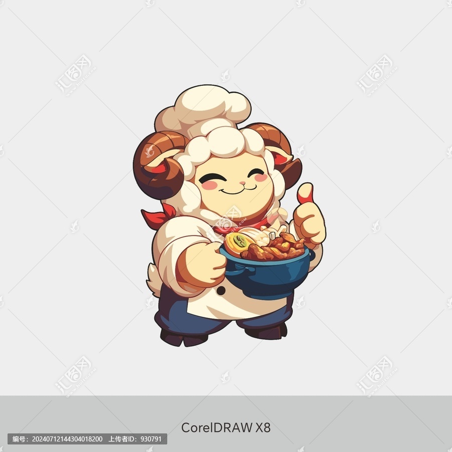 卡通羊
