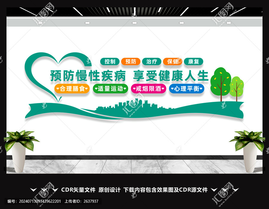 醫(yī)院慢性病預(yù)防防控宣傳欄文化墻
