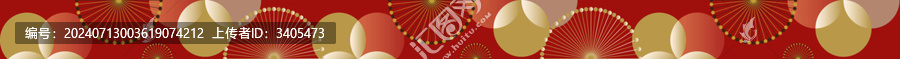 新年紅色喜慶時(shí)尚設(shè)計(jì)感連續(xù)紋樣