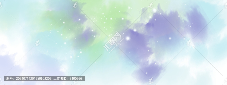復(fù)古紫色天空裝飾畫