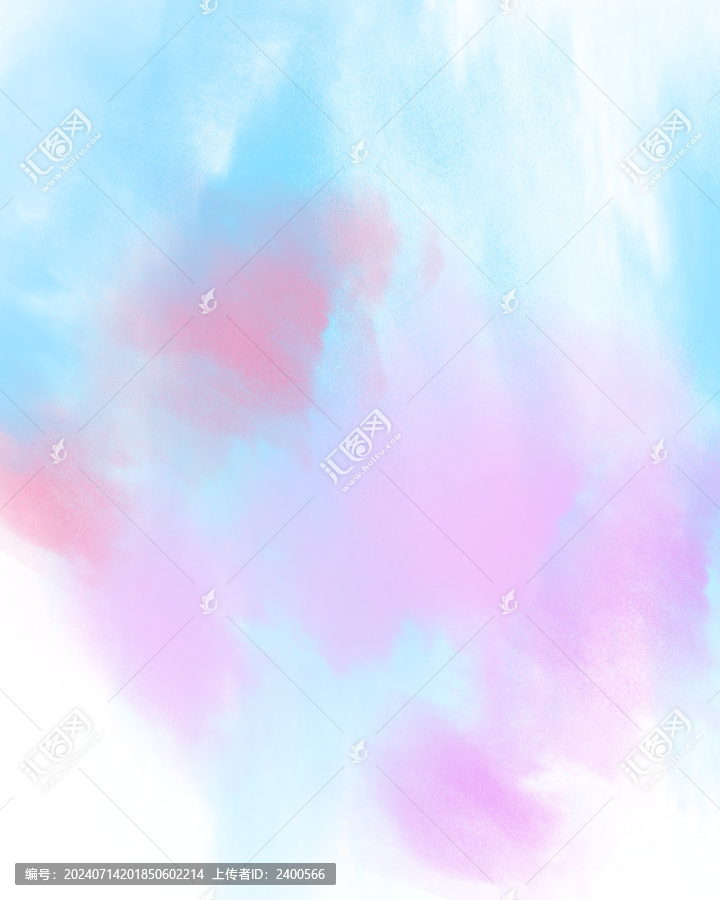 夢(mèng)幻兒童少女云朵畫