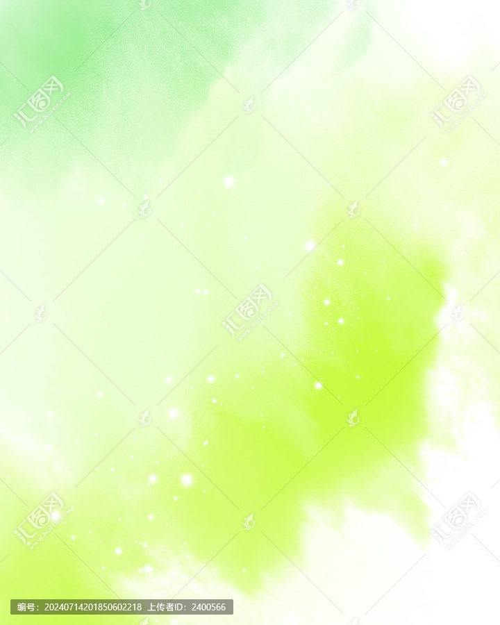 檸檬黃綠色夏季裝飾畫(huà)