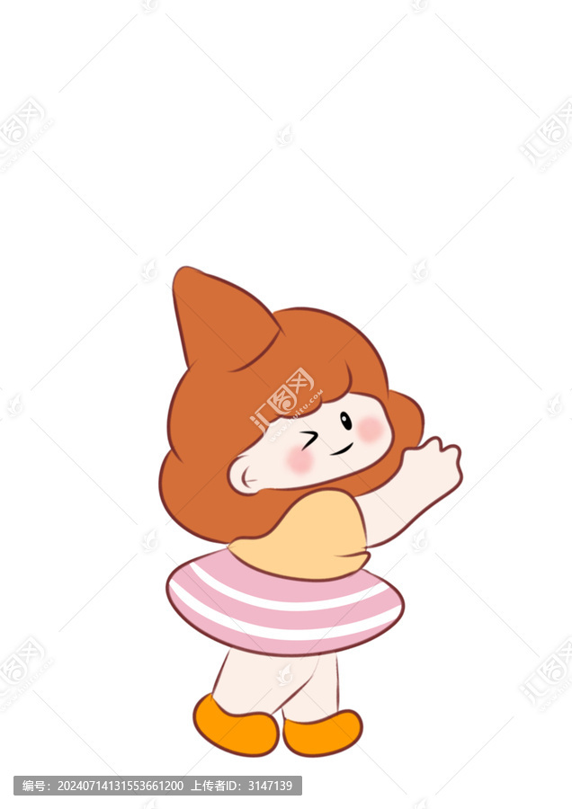 可愛(ài)小女孩