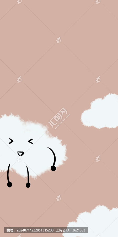 心情云朵系列粉色
