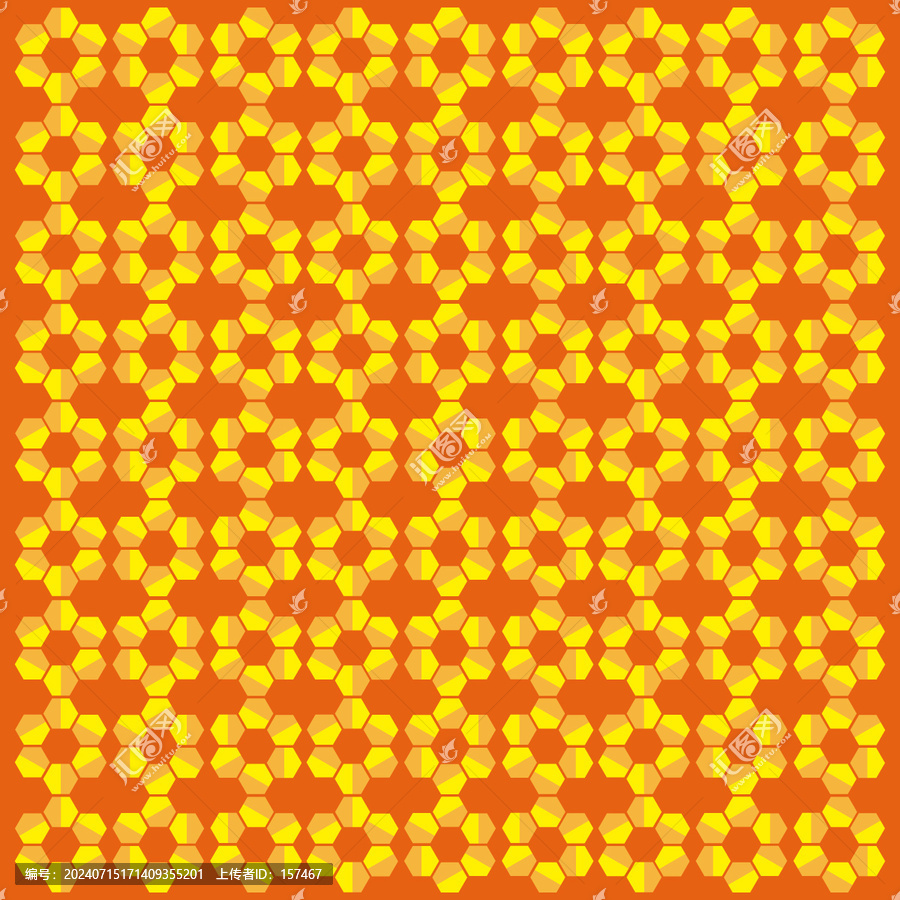 小花碎花圖案六邊形花瓣花朵