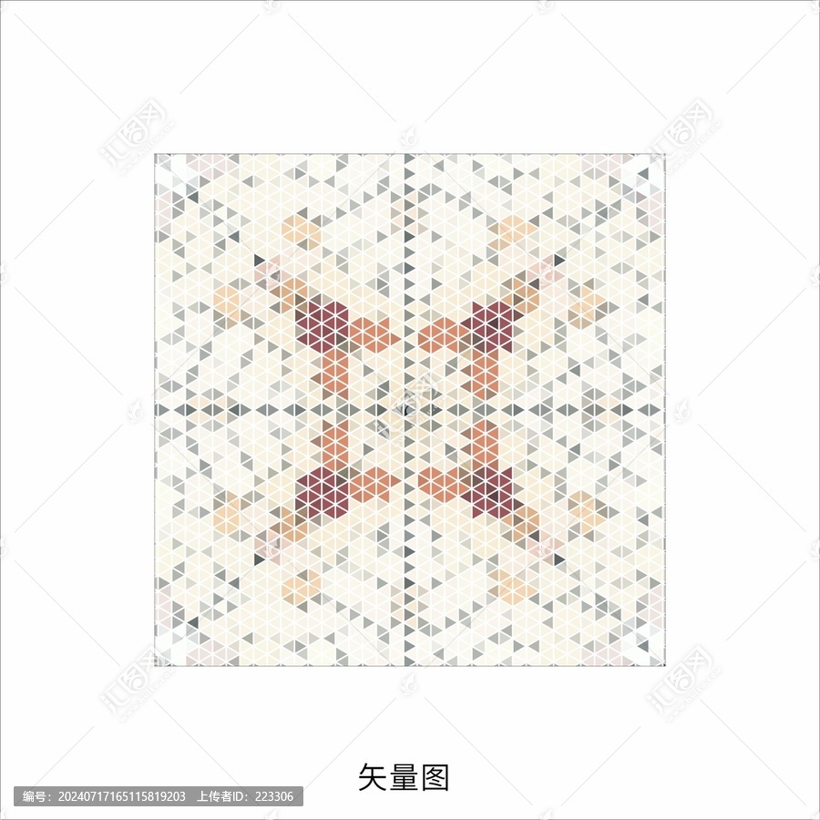 三角壁紙圖案