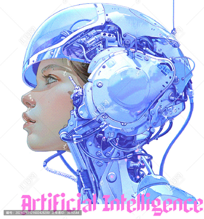 科幻少女太空宇航員宇宙素材