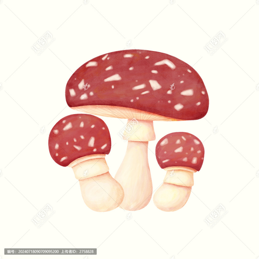 卡通蘑菇