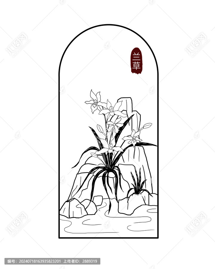 梅蘭竹菊四君子之蘭