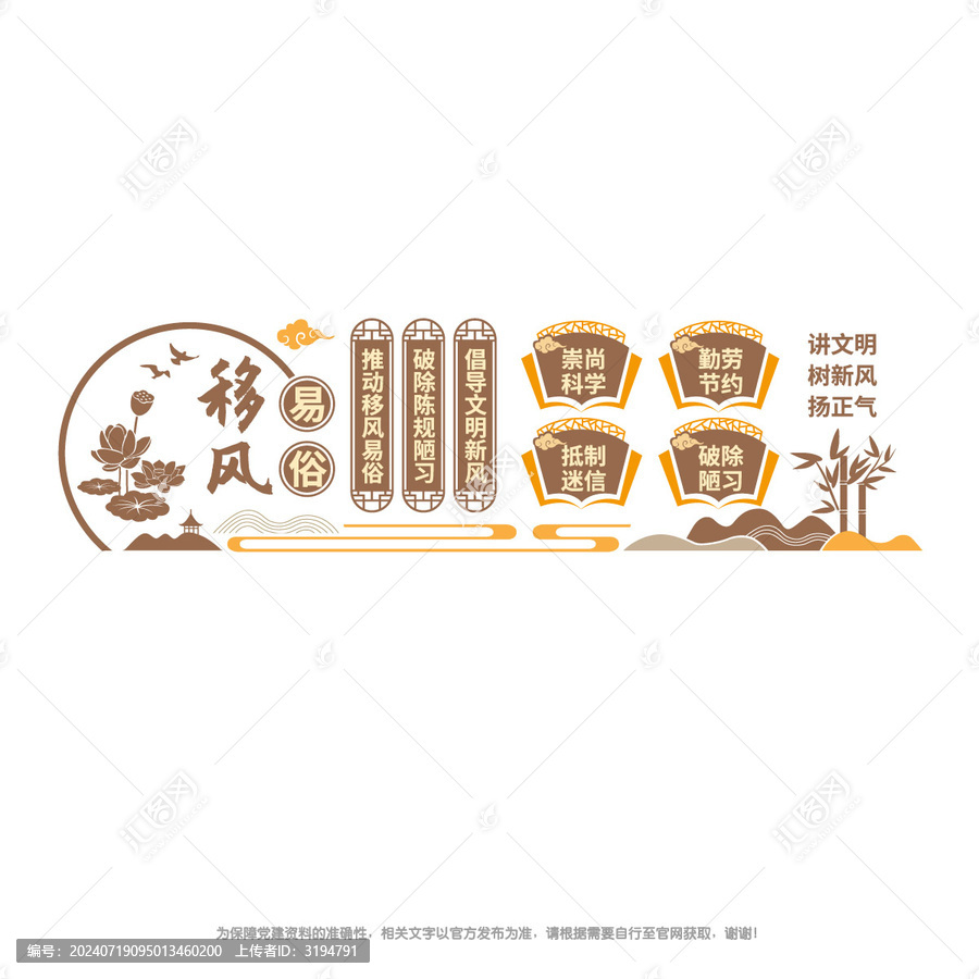 移風(fēng)易俗文化墻